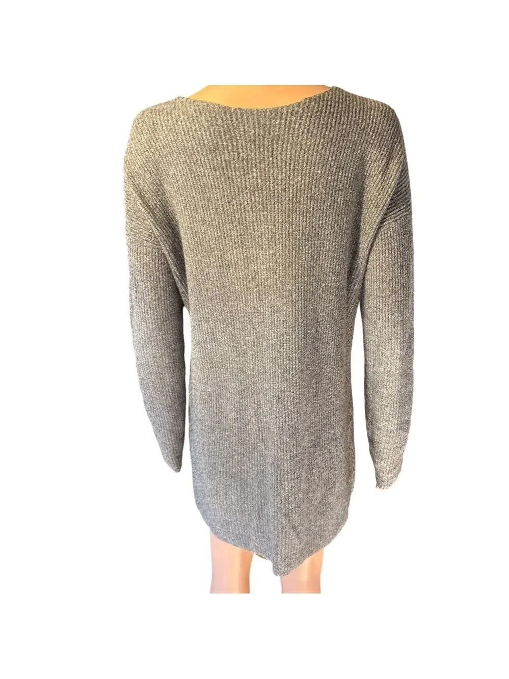Wilfred Charcoal Long Sleeve Knit Dress